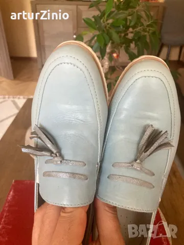 Дамски кожени мокасини, снимка 10 - Дамски ежедневни обувки - 50325067