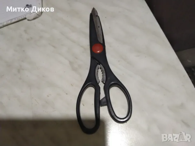 Ножица станлес стийл 213х76мм острие отлична, снимка 2 - Други инструменти - 48428911