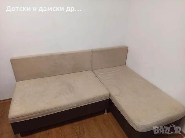 ъглов диван с ракла и функция сън 