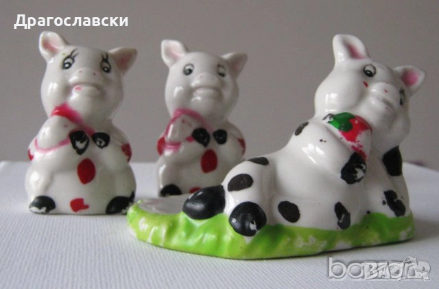 ПРАСЕ СВИНЯ бронз / месинг ФИГУРА СТАТУЕТКА метал, халба, солница, трите прасенца, снимка 8 - Декорация за дома - 28879176