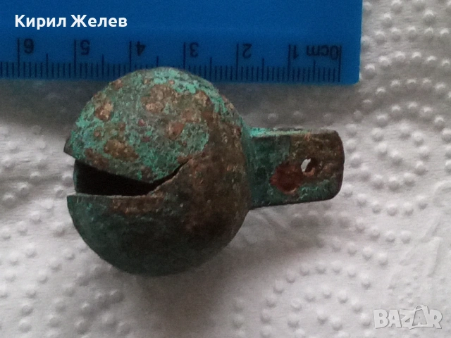 Антично бронзово звънче 52899, снимка 5 - Колекции - 53568348
