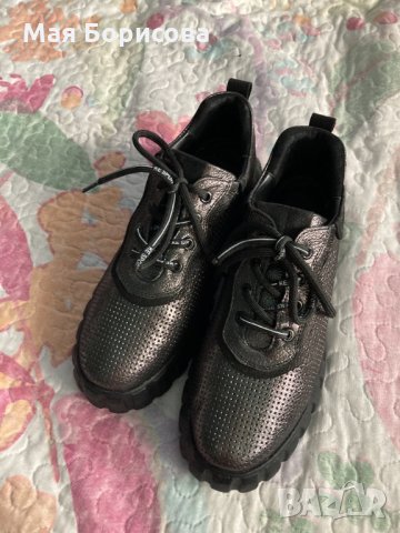 Нови обувки естествена кожа №38, снимка 5 - Дамски ежедневни обувки - 32764407