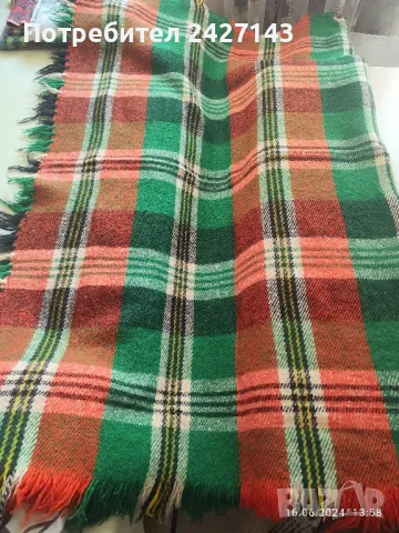 Монголско и родопски одеяла - чиста вълна. , снимка 8 - Спално бельо - 38654393