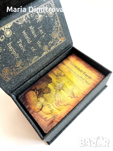 Карти Таро пластик с холограмен ефект, снимка 2 - Езотерика - 45294201