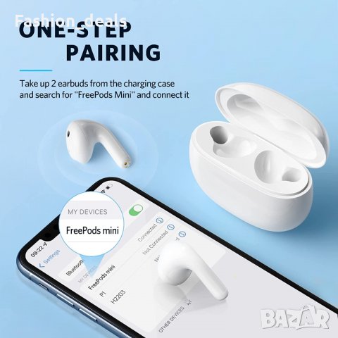 Нови Безжични слушалки Спортни с кутия за зареждане Earbuds за музика, снимка 4 - Bluetooth слушалки - 38591606