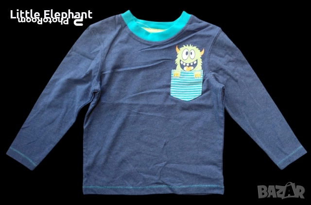 Блузка с дълъг ръкав за момченце на 18-24 мес,"Crazy monster",Англия/нова
