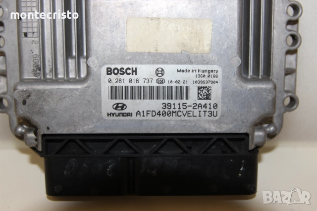 Моторен компютър Hyundai i30 (2007-2012г.) 0281016737 / 0 281 016 737 / 391152A410 / 39115-2A410, снимка 2 - Части - 52812008