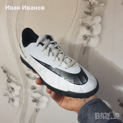 стоножки  Nike Mercurial X Vortex Iii Cr7 Tf Jr номер 38,5, снимка 7 - Футбол - 43673598