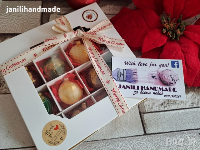 Желирани шоколадови бонбони Коледни, снимка 6 - Коледни подаръци - 52252333