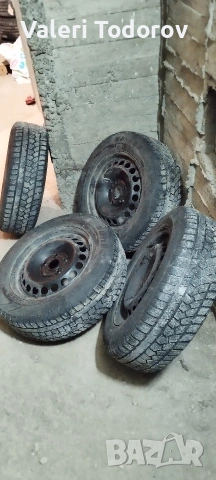 Зимни гуми с джанти 5x112/15 , снимка 3 - Гуми и джанти - 53582944