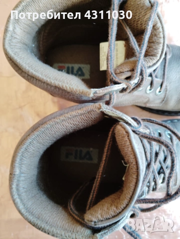 Зимни обувки FILA 39 1/2-номер естествена кожа, снимка 6 - Мъжки боти - 53385941