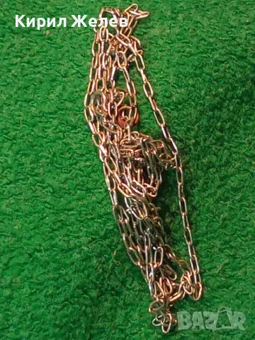ФИНА СТАРИННА СРЕБЪРНА ВЕРИЖКА ЛАНЧЕ КОЛИЕ СИНДЖИРЧЕ СРЕБРО ВИСОКА ПРОБА РЪЧНА ИЗРАБОТКА 32038, снимка 12 - Антикварни и старинни предмети - 49704843