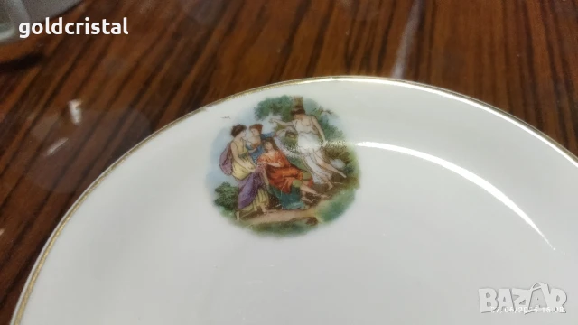 старинен порцелан Чехословакия чашки за кафе трите грации, снимка 9 - Антикварни и старинни предмети - 50587749