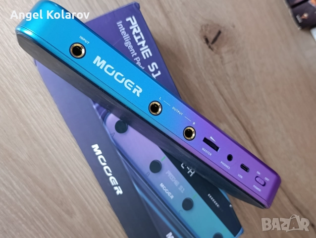 Процесор за електрическа китара  MOOER S1 , снимка 7 - Китари - 52799302