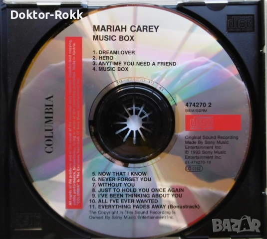 Mariah Carey - CDs - ОРИГИНАЛНИ ИЗДАНИЯ, снимка 12 - CD дискове - 40778084