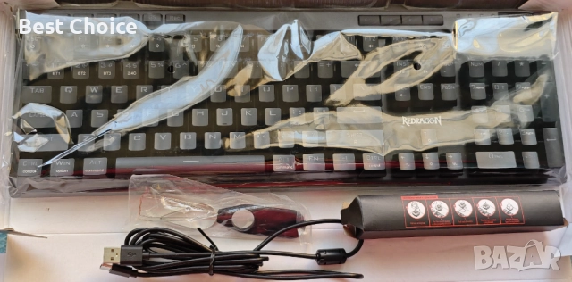 Гейминг механична RGB клавиатура Redragon VATA Pro K580. , снимка 8 - Клавиатури и мишки - 52713054