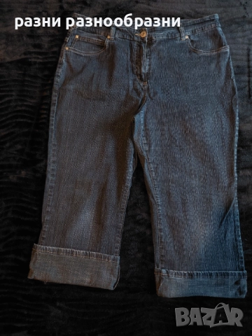 3/4 дамски дънки в голям размер #6