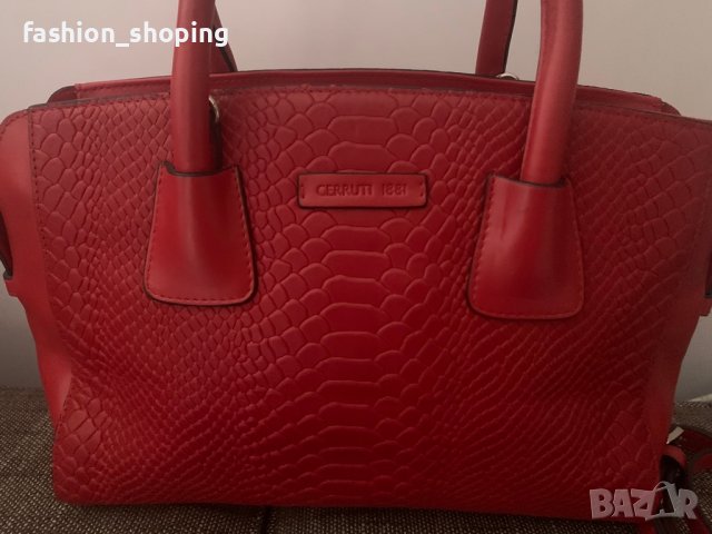 Дамска чанта Cerruti 1881, естествена кожа, снимка 4 - Чанти - 38890369