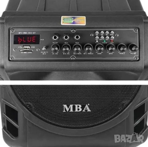 Караоке активна колона SA-8900 Професионална MBA 15 инча, снимка 4 - Тонколони - 47416165