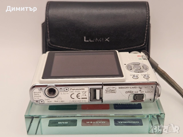 Panasonic Lumix Fx-35 фотоапарат дигитална камера digital photo camera 10mp, снимка 5 - Фотоапарати - 53369988