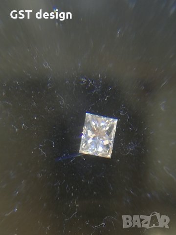 Уникален Натурален диамант брилянтин Топ Принцеса FLAWLESS H, снимка 5 - Други - 34687134