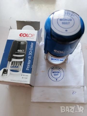 Автоматични печати COLOP R40, R30, C20, снимка 7 - Друго - 47830222
