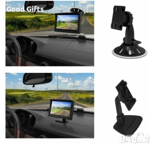 5 инча LCD Монитор за Камера за Задно Виждане, Цветен, снимка 5 - Аксесоари и консумативи - 43018615