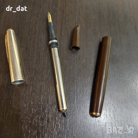 Стара немска писалка с позлатен Iridium point, снимка 3 - Антикварни и старинни предмети - 50061245