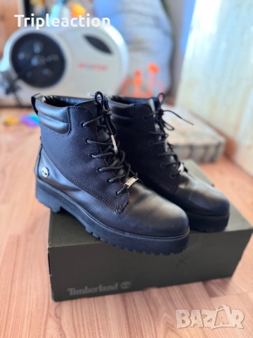 Timberland Lyonsdale 6 in boot black full grain 41.5, снимка 3 - Дамски боти - 52376956