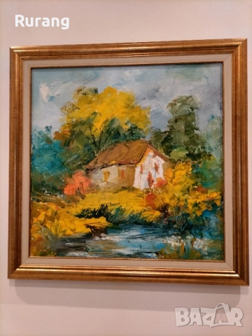 Авторска Маслена живопис,, Сезони ", снимка 2 - Картини - 52973643