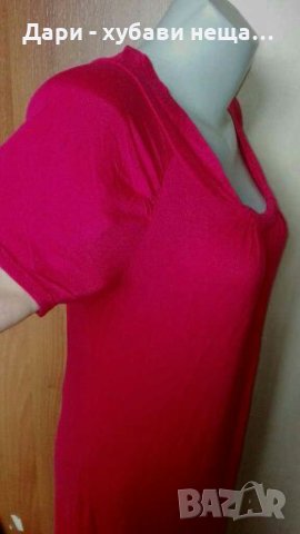 Червена рокля от трико🌹👗S,M,M/L🌹👗2042, снимка 4 - Рокли - 33194584