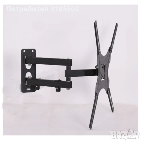 Стойка за телевизор с чупещо се рамо от 14" до 55" инча HDL -117 /Универсална стойка за LCD TV HDL-1, снимка 3 - Стойки, 3D очила, аксесоари - 50884950