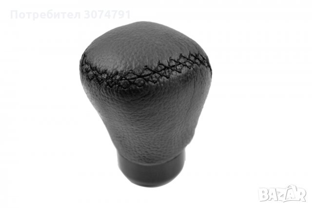 Универсална Топка за Скоростен Лост Черна Кожа с Шевове Малка 8см, снимка 5 - Аксесоари и консумативи - 32921032