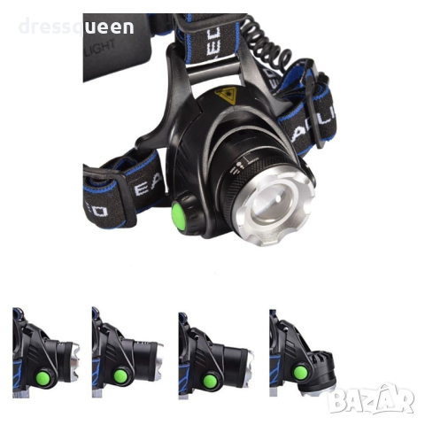 H19 Акумулаторен челник Power Style CREE T6, С регулируем фокус, Водоустойчив, 1200 lm, снимка 4 - Други инструменти - 44908662