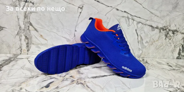 Adidas Мъжки Сини Маратонки от 40 до 45 номер👟Мъжки Спортни Обувки В Син Цвят Адидас Код P545, снимка 4 - Маратонки - 50280362