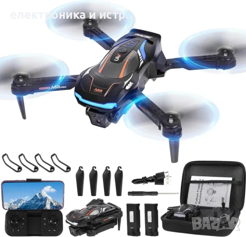 Дрон с камера WiFi сензор за деца и начинаещи с 2 батерии А88 