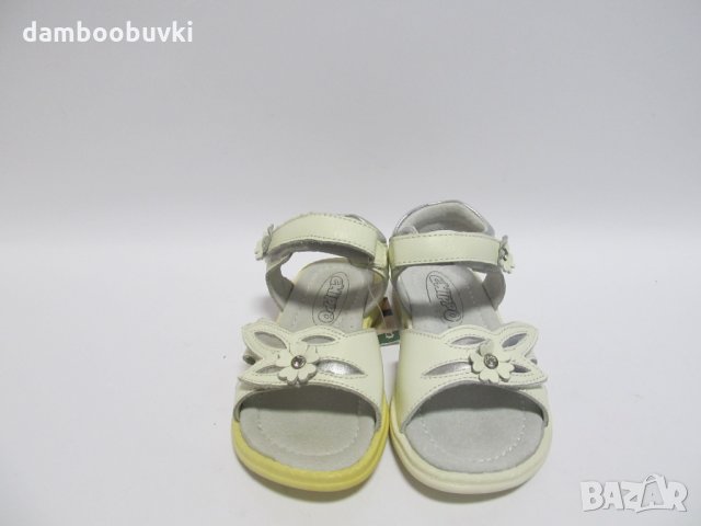 №26 Детски сандали Chippo естествена кожа бяло, снимка 2 - Детски сандали и чехли - 32289881