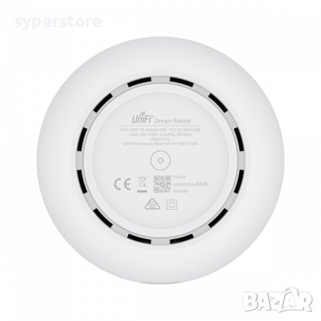 Безжичен рутер Ubiquiti Dream Router Wi-Fi 6 2-лентов и кабелен със слот за Micro SD карта, снимка 4 - Рутери - 38292950