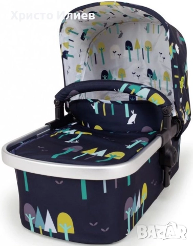 Бебешка количка Cosatto Giggle 3 в 1 Wilderness Ink Комбинирана, снимка 6 - Детски колички - 52635994