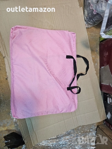 Сгъваема кучешка кошара с чанта за носене vidaXL, розова, 145x145x61 см, 1.95 Kg, снимка 4 - За кучета - 52438184