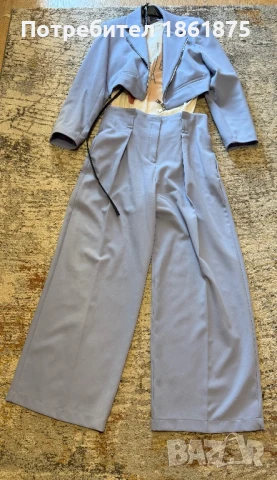 Спорно елегантен костюм QUZU, снимка 6 - Костюми - 51243032