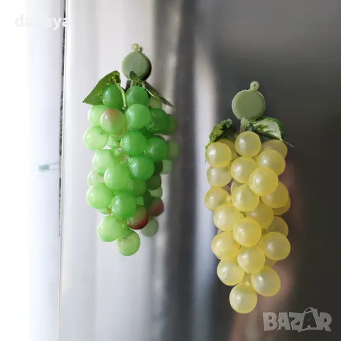 5843 Изкуствено грозде за декорация с магнит, 15 см, снимка 4 - Изкуствени цветя - 50131503