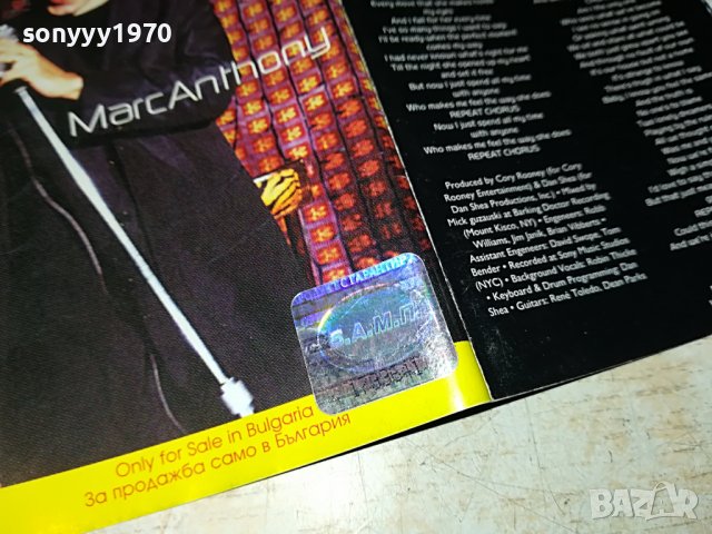 📢MARC ANTHONY-ORIGINAL 0610221751, снимка 17 - Аудио касети - 38244389