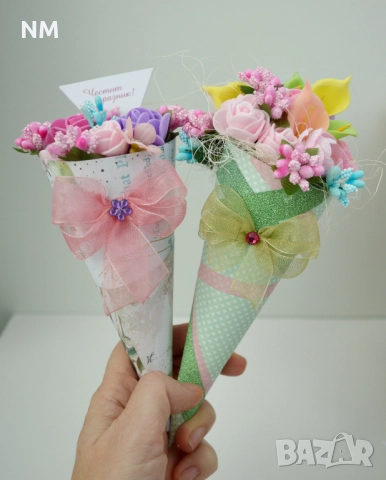 Вечни мини букети - НАЛИЧНИ!, снимка 3 - Декорация за дома - 52648389