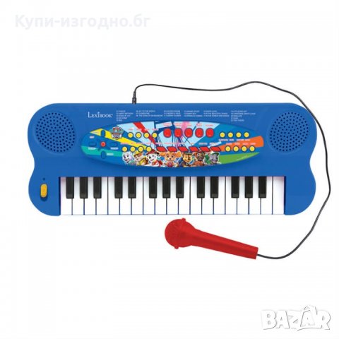 Детско пиано с микрофон Lexibook с Elza , Cars , Paw Patrol, снимка 2 - Музикални играчки - 39925023