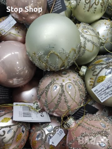 Стъклени коледни топки , снимка 6 - Декорация за дома - 42992345