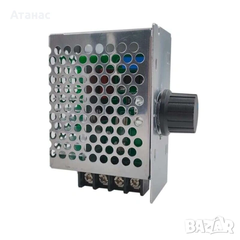 Димер AC 220V 4000W, регулатор на обороти и напрежение, снимка 3 - Друга електроника - 53464996