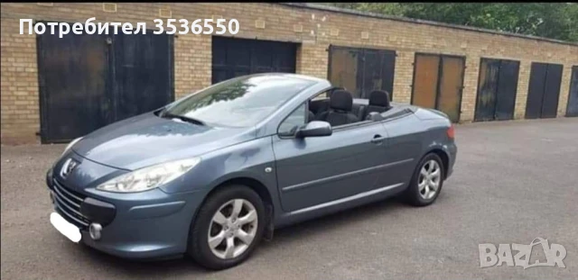 Peugeot 307cc 2.0L кабрио , снимка 2 - Автомобили и джипове - 50489720