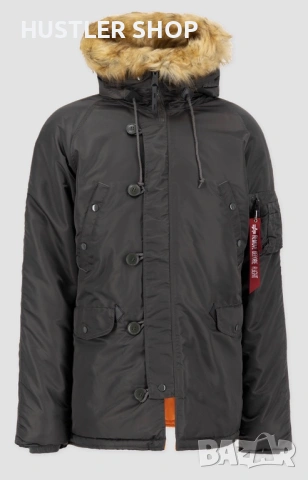 Мъжка парка ALPHA INDUSTRIES. Размер XL, снимка 3 - Якета - 53277663