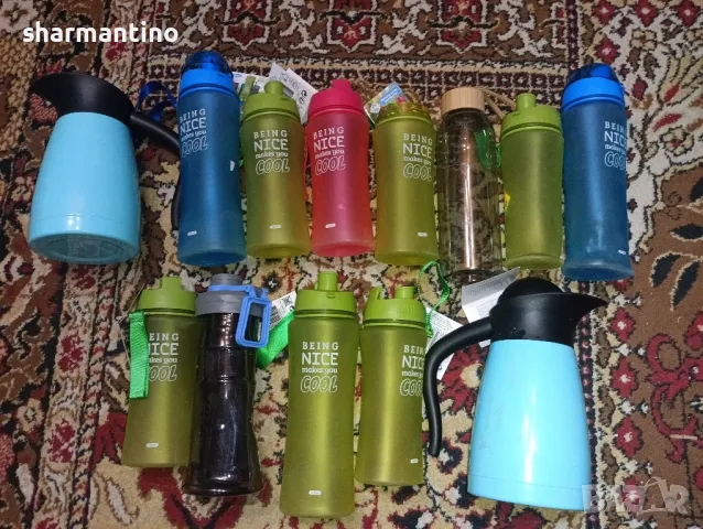 Лот 13 шишета и кани- 15 лв